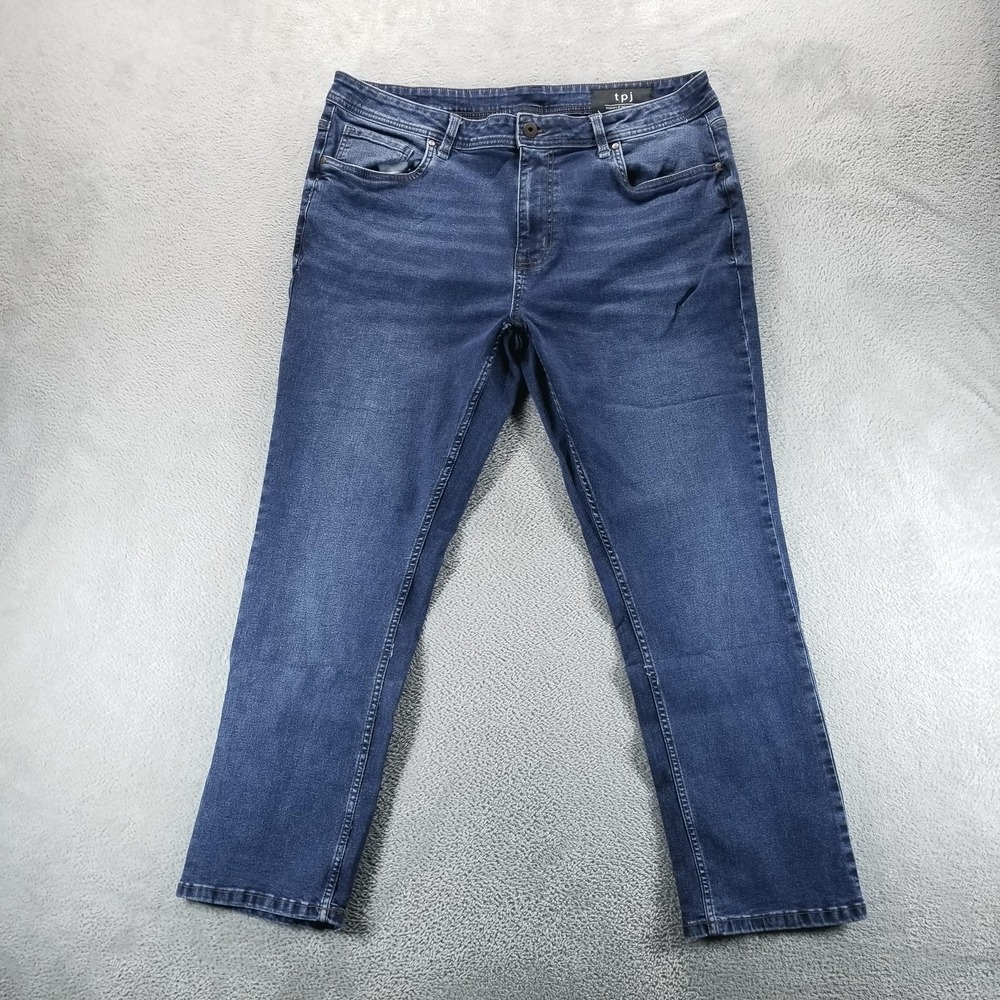Tpj‎ Jeans Mens 38x30 Blue Slim Fit Dark Wash Stretch Comfort